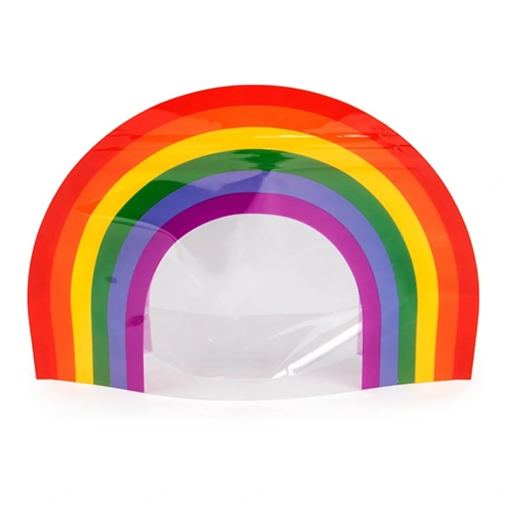 Rainbow Ziplock Pouches - 10 Count